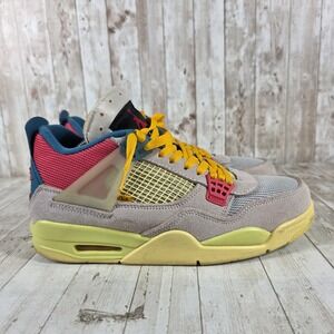 Jordan 4 Retro Union LA Guava Ice Mens 11 DC9533-800 Pink Blue Yellow Sneakers